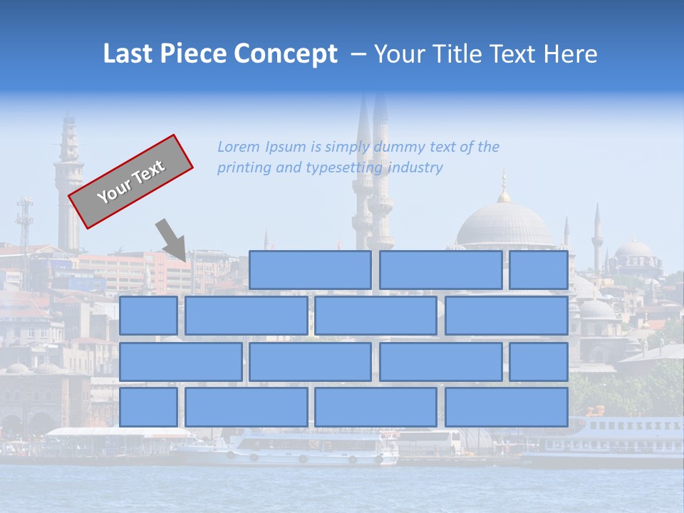 Ottoman Roof Urban PowerPoint Template