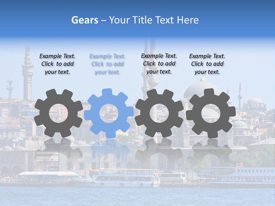 Ottoman Roof Urban PowerPoint Template