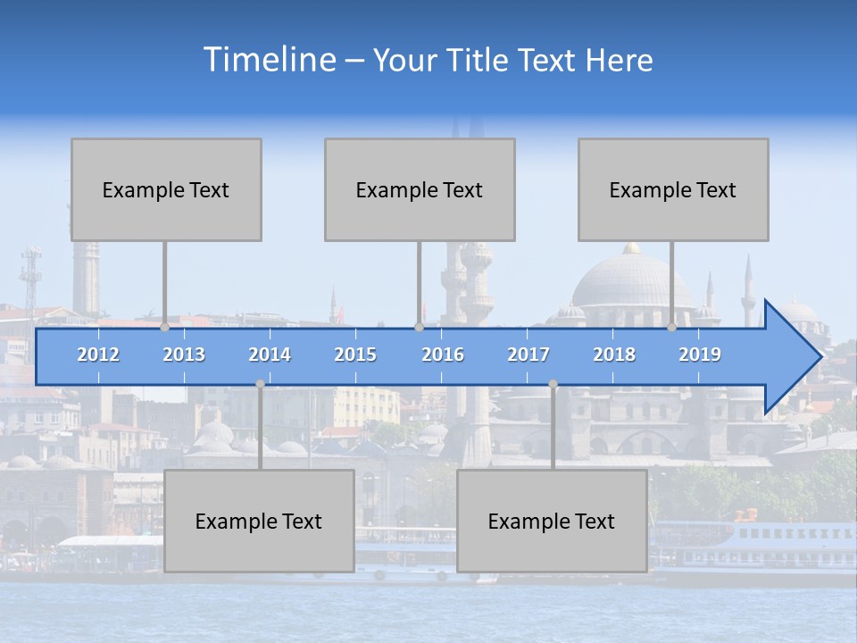 Ottoman Roof Urban PowerPoint Template