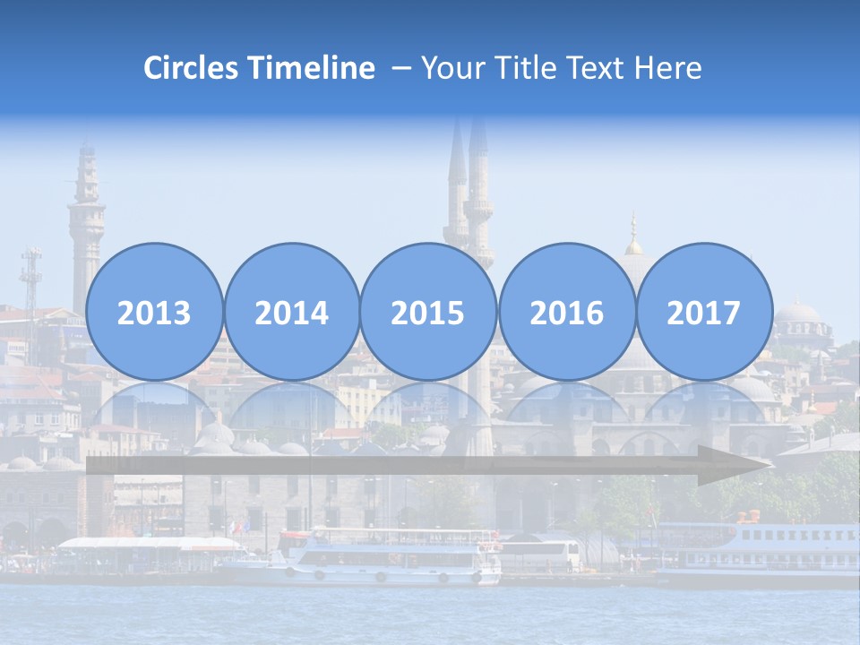 Ottoman Roof Urban PowerPoint Template