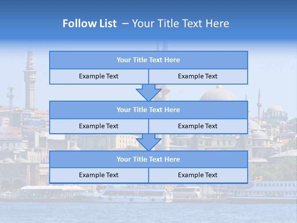 Ottoman Roof Urban PowerPoint Template