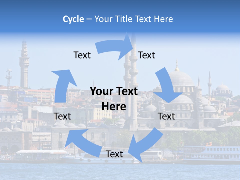 Ottoman Roof Urban PowerPoint Template