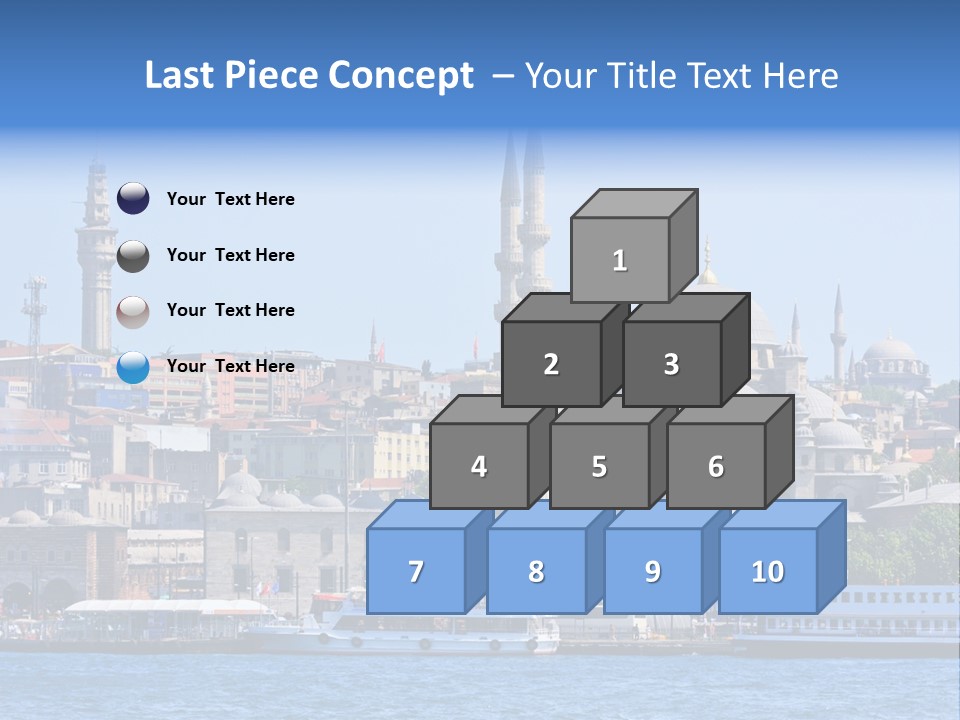 Ottoman Roof Urban PowerPoint Template