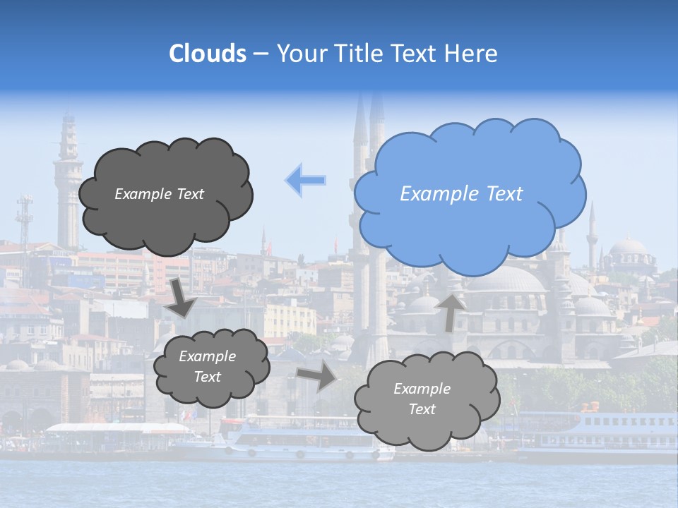 Ottoman Roof Urban PowerPoint Template