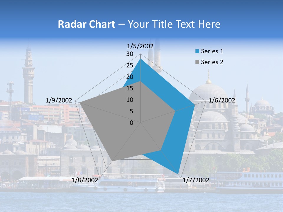 Ottoman Roof Urban PowerPoint Template
