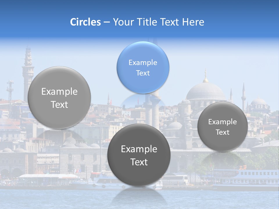 Ottoman Roof Urban PowerPoint Template