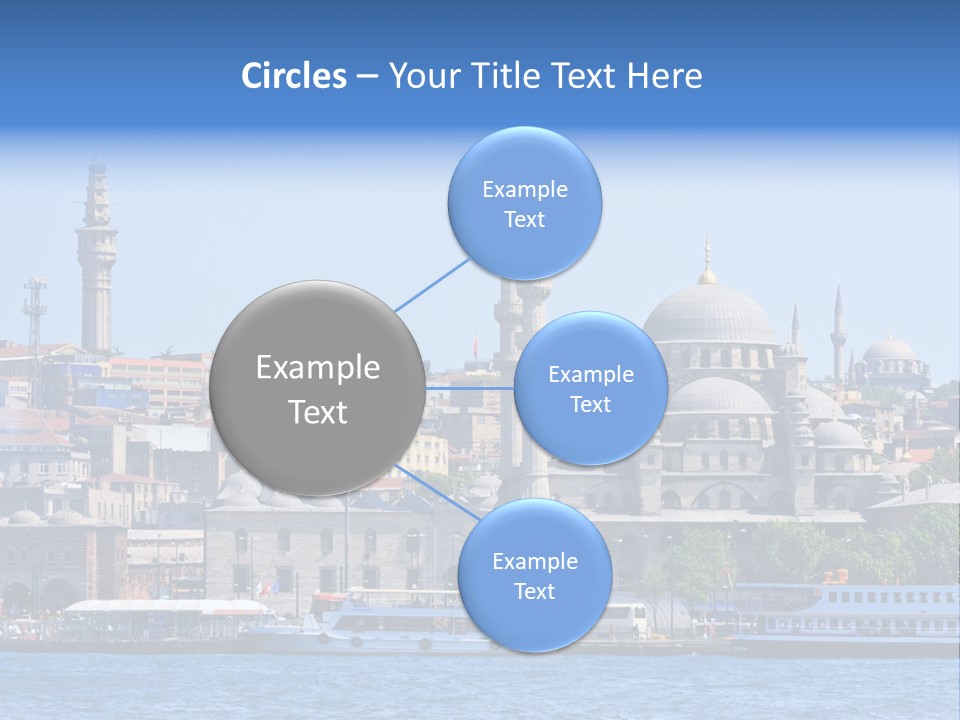 Ottoman Roof Urban PowerPoint Template