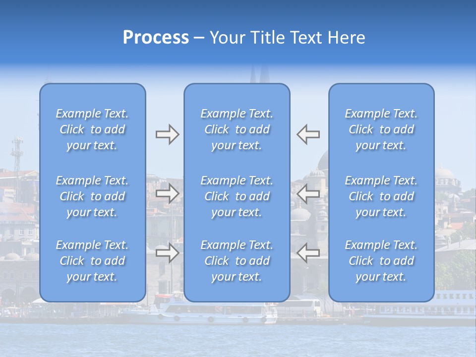Ottoman Roof Urban PowerPoint Template