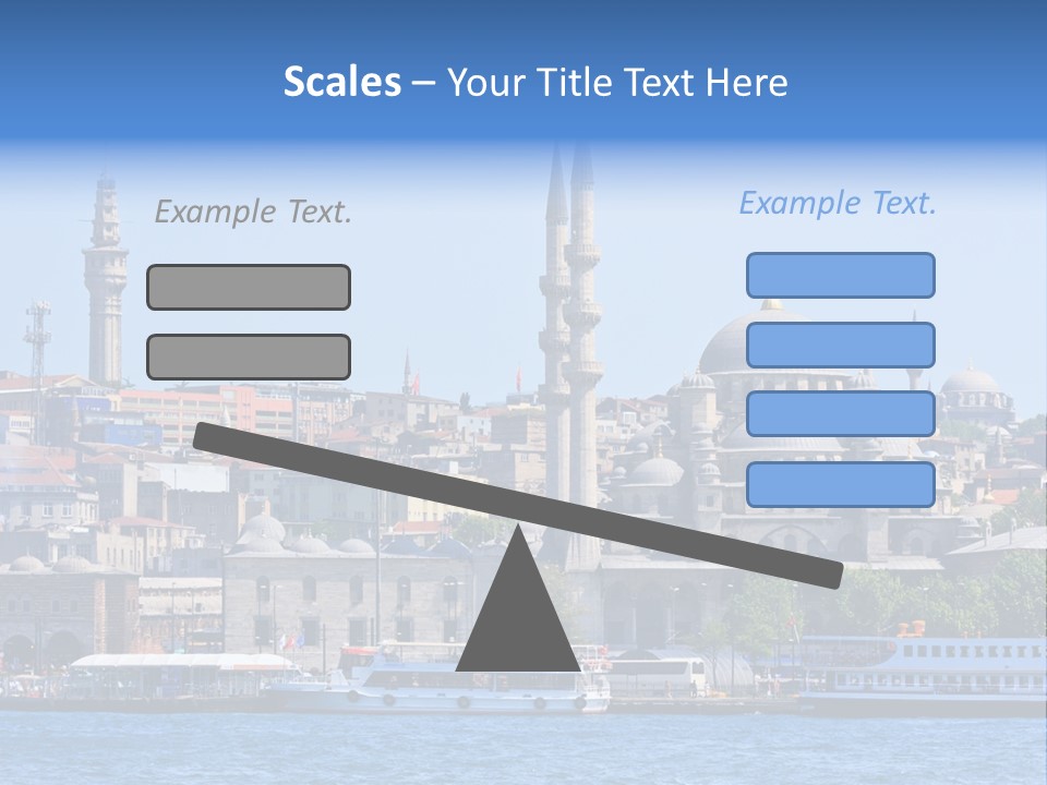 Ottoman Roof Urban PowerPoint Template