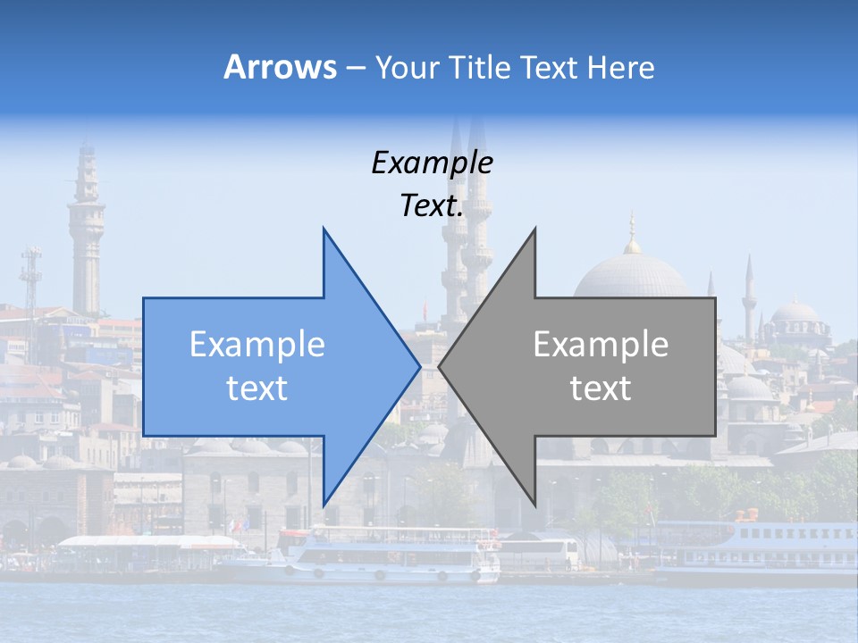 Ottoman Roof Urban PowerPoint Template