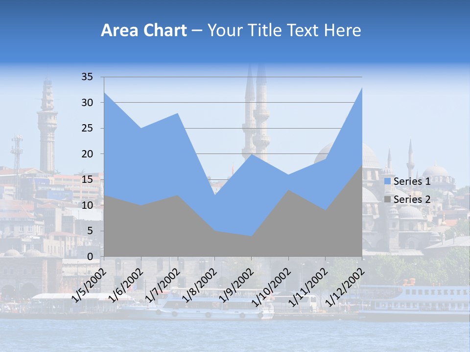 Ottoman Roof Urban PowerPoint Template