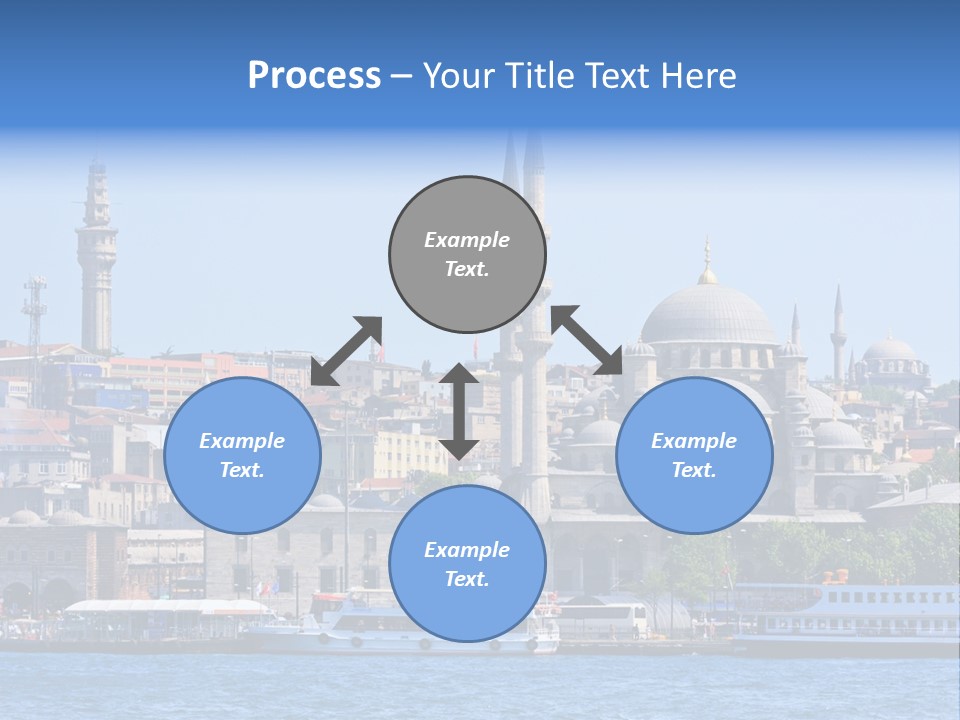 Ottoman Roof Urban PowerPoint Template