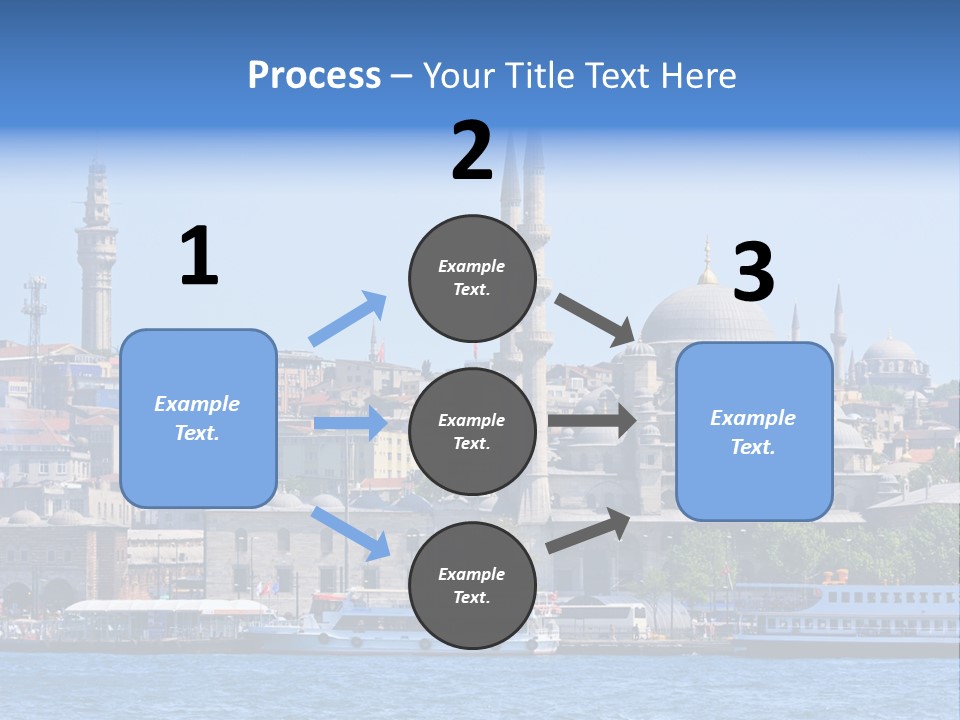 Ottoman Roof Urban PowerPoint Template