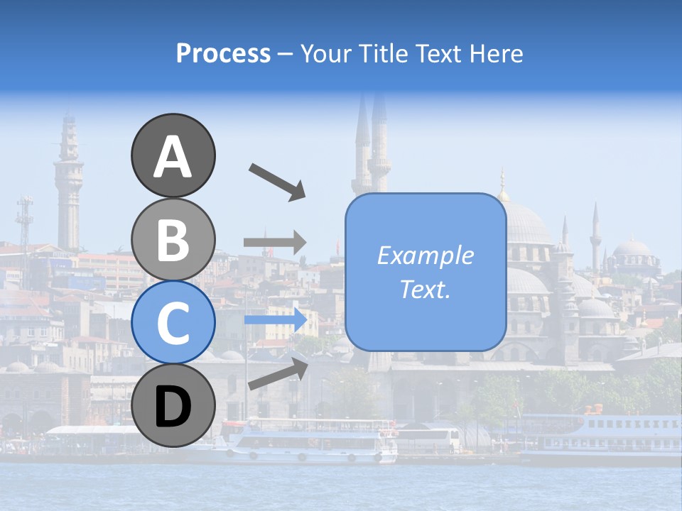 Ottoman Roof Urban PowerPoint Template