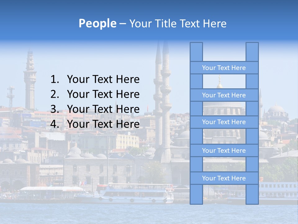 Ottoman Roof Urban PowerPoint Template