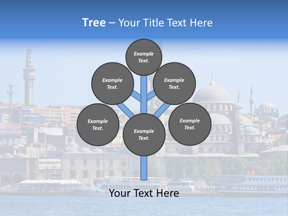 Ottoman Roof Urban PowerPoint Template