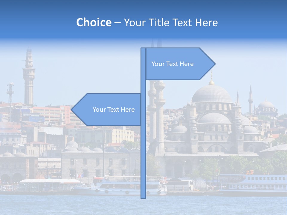 Ottoman Roof Urban PowerPoint Template