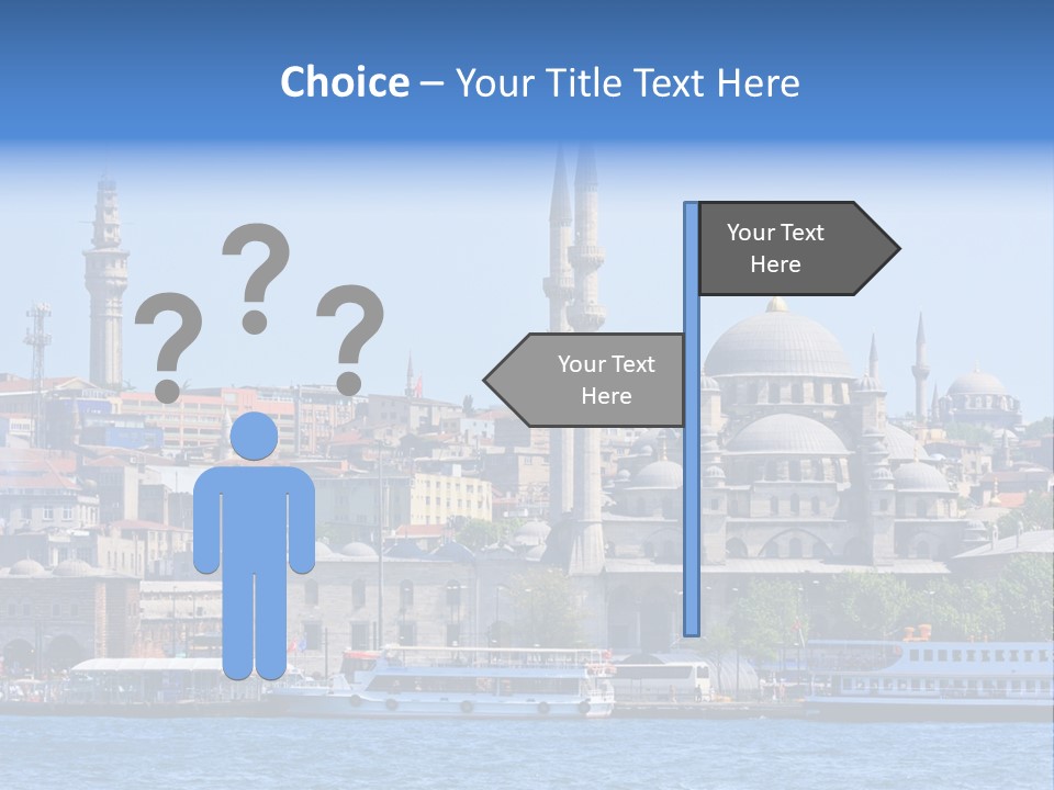 Ottoman Roof Urban PowerPoint Template