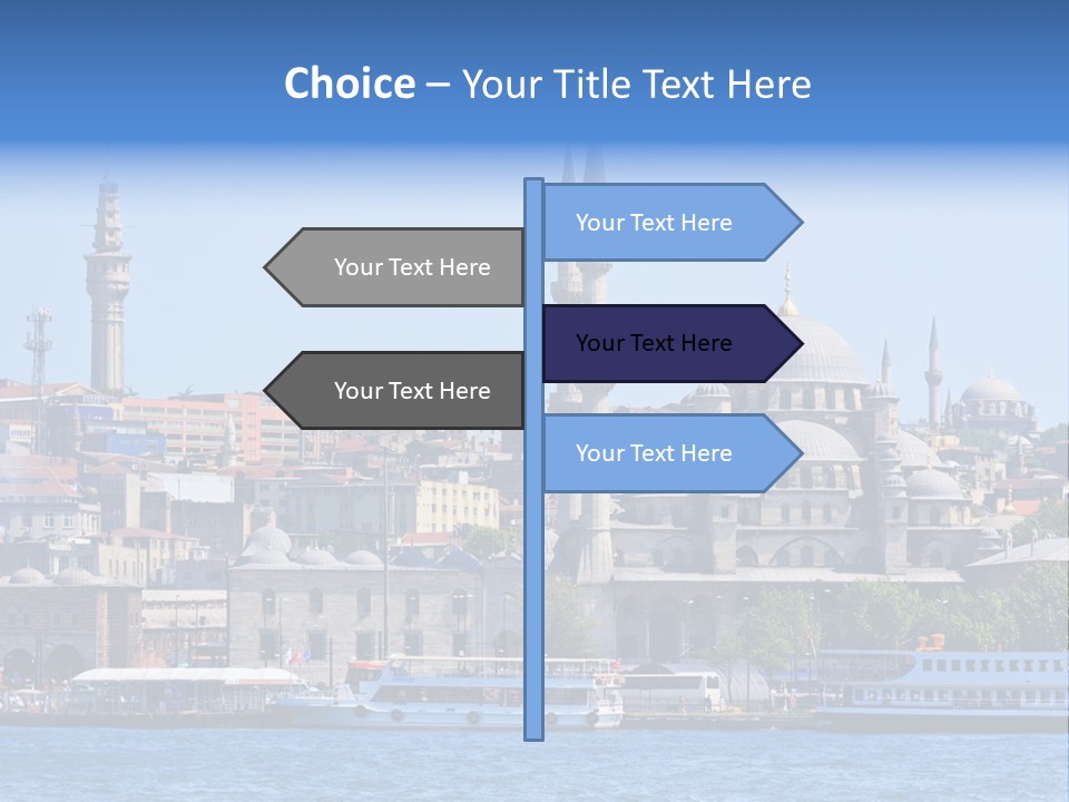 Ottoman Roof Urban PowerPoint Template
