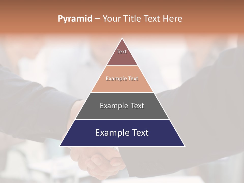 Suit Shaking Businessman PowerPoint Template