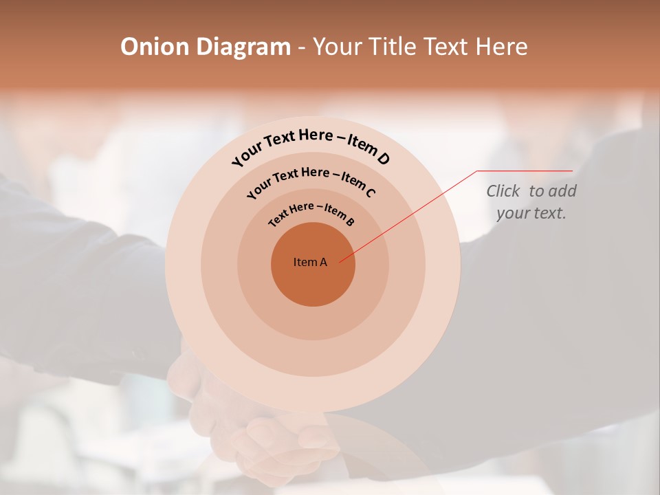 Suit Shaking Businessman PowerPoint Template