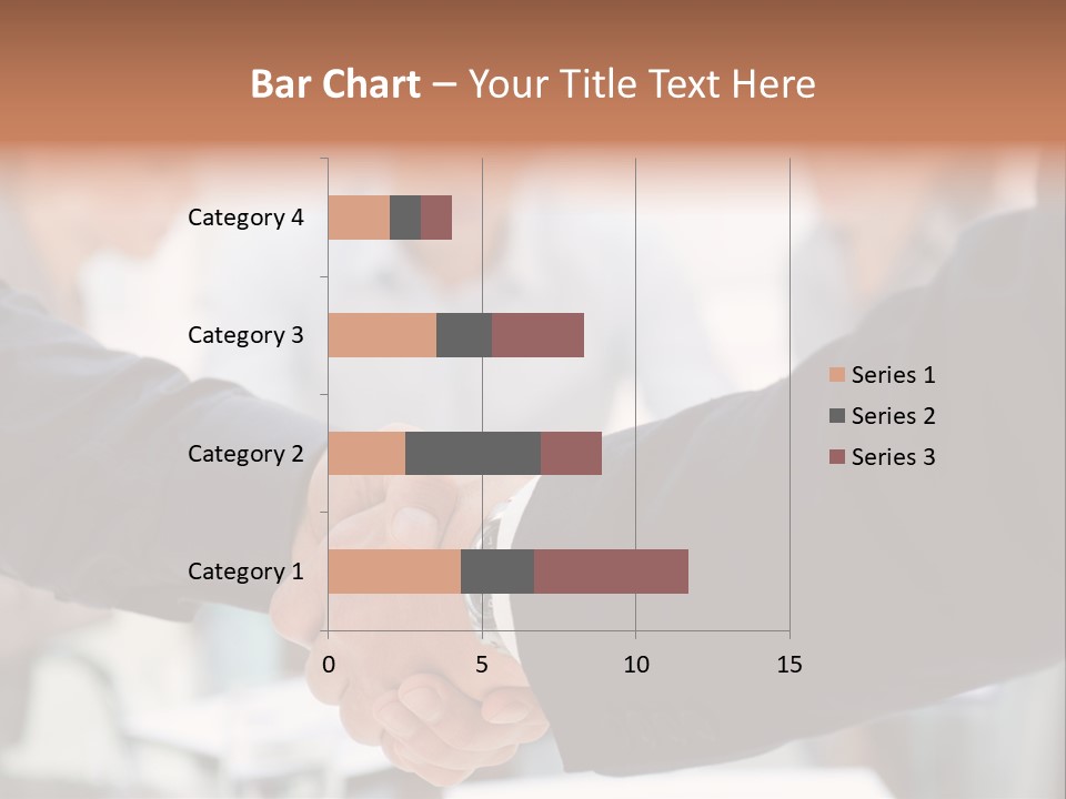 Suit Shaking Businessman PowerPoint Template