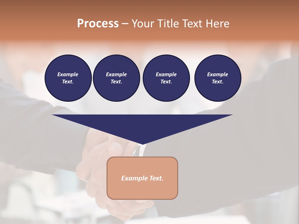 Suit Shaking Businessman PowerPoint Template