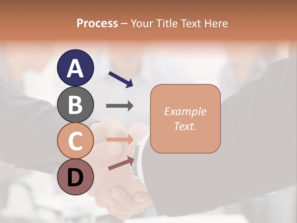 Suit Shaking Businessman PowerPoint Template