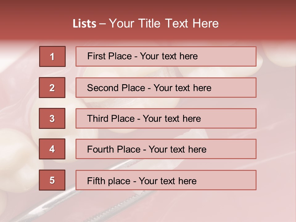 Periodontosis Dentist Ceramics PowerPoint Template