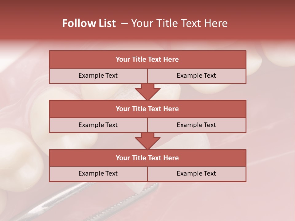 Periodontosis Dentist Ceramics PowerPoint Template