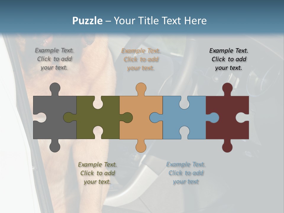 Interior Puppy Funny PowerPoint Template