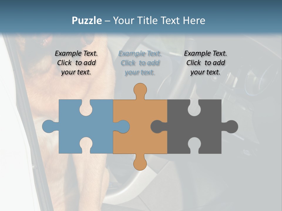 Interior Puppy Funny PowerPoint Template