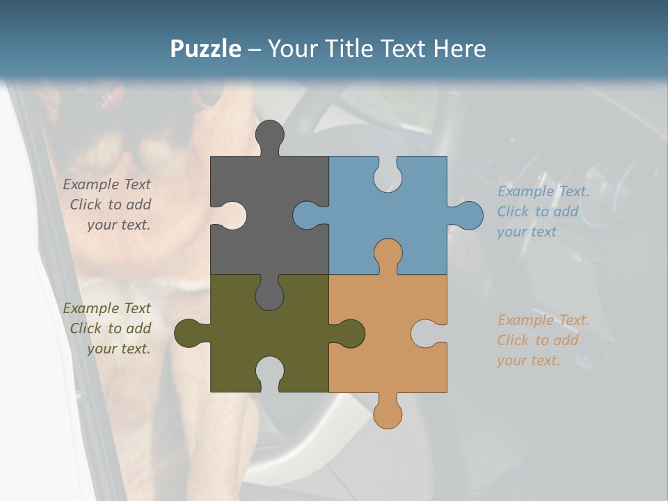 Interior Puppy Funny PowerPoint Template