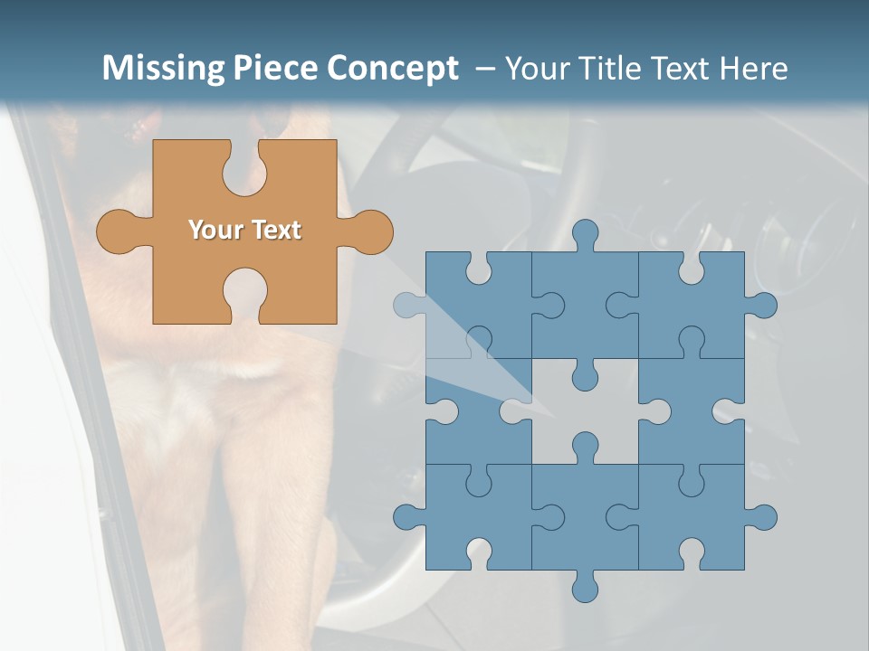 Interior Puppy Funny PowerPoint Template