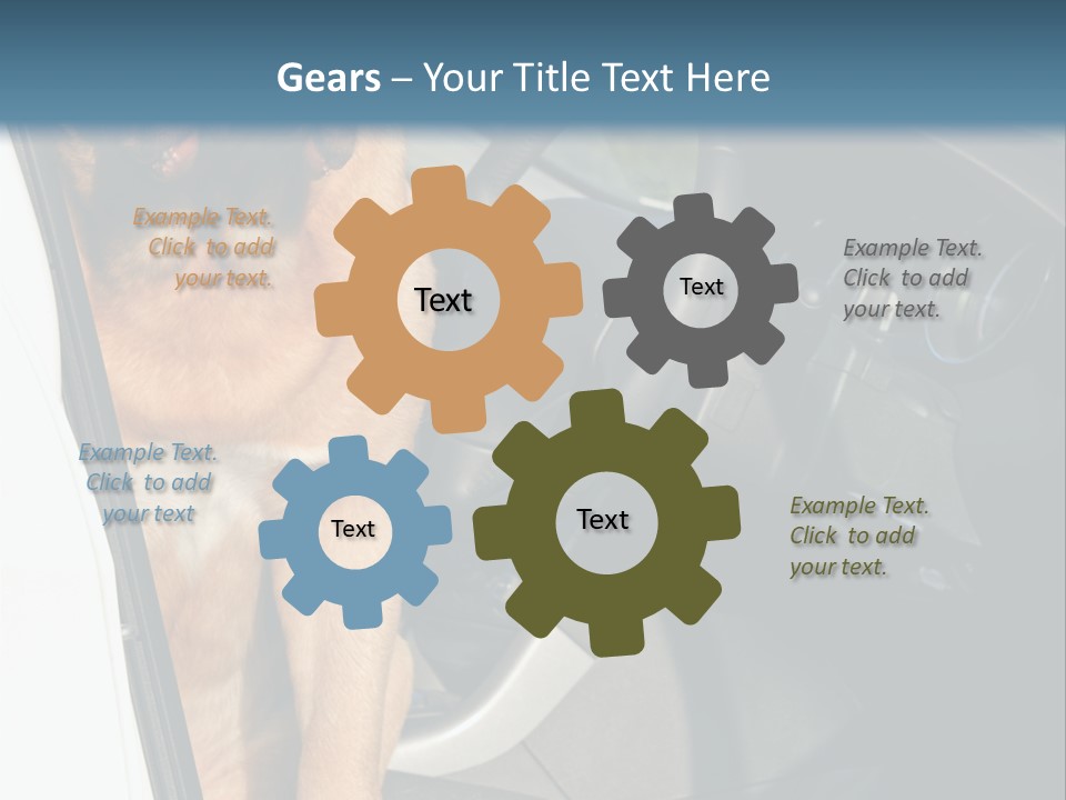 Interior Puppy Funny PowerPoint Template