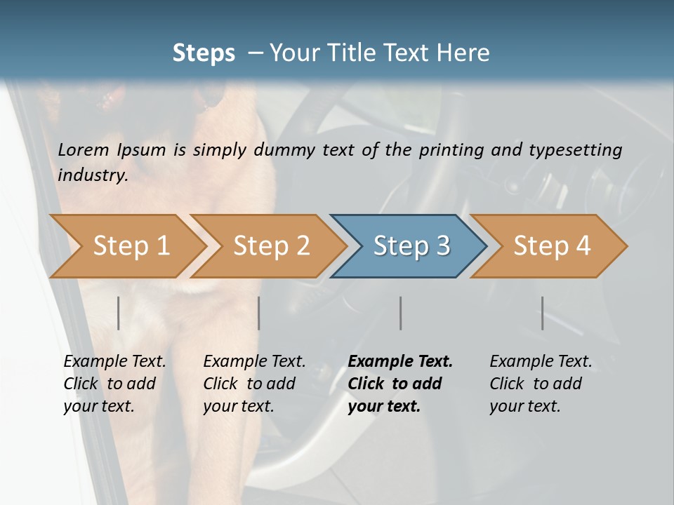 Interior Puppy Funny PowerPoint Template