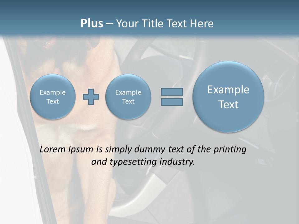 Interior Puppy Funny PowerPoint Template