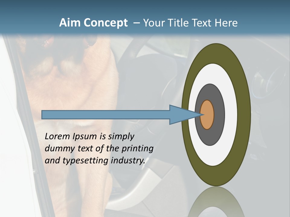 Interior Puppy Funny PowerPoint Template