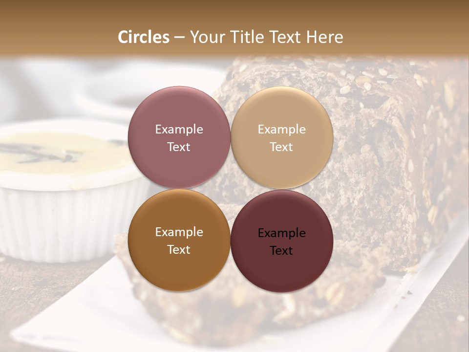 Bread Tea Slice PowerPoint Template
