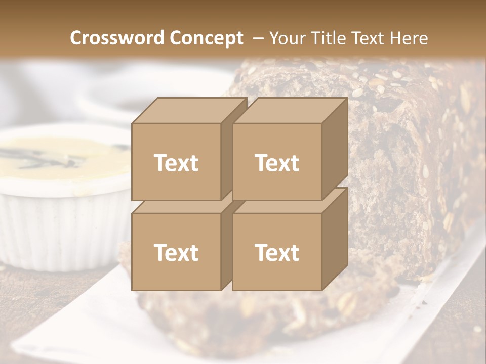 Bread Tea Slice PowerPoint Template