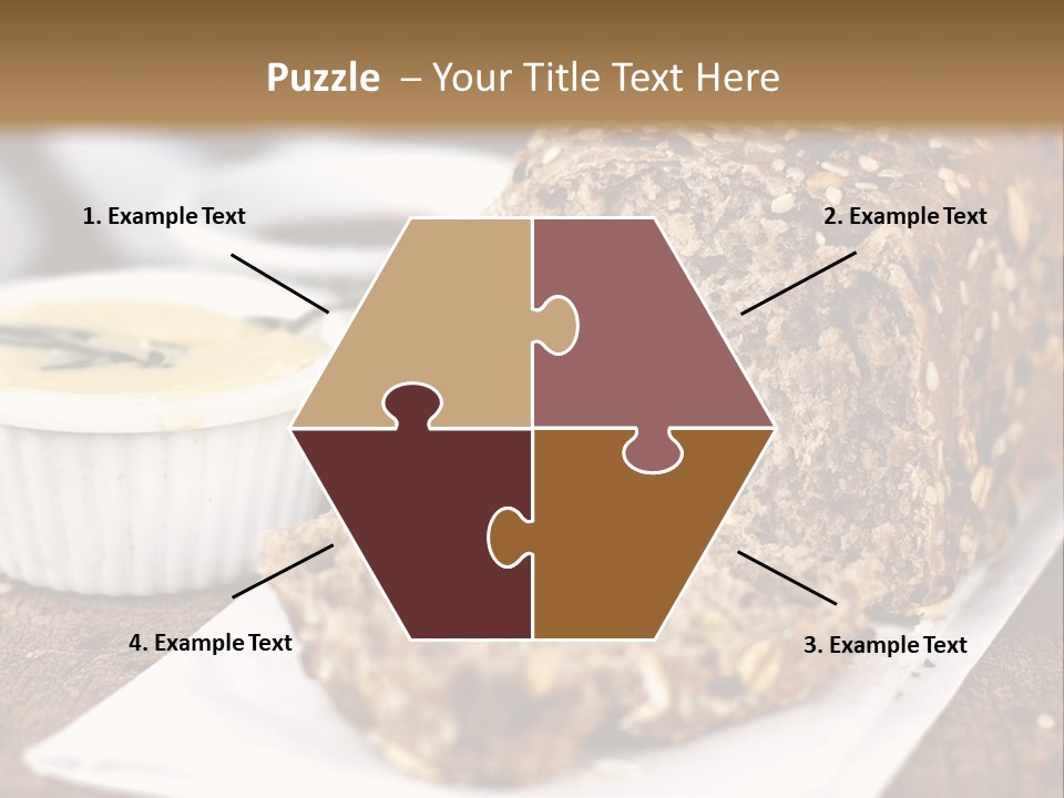 Bread Tea Slice PowerPoint Template
