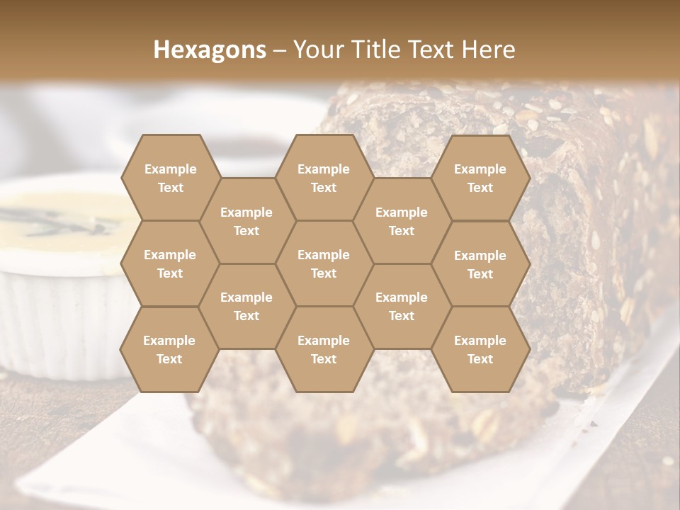 Bread Tea Slice PowerPoint Template