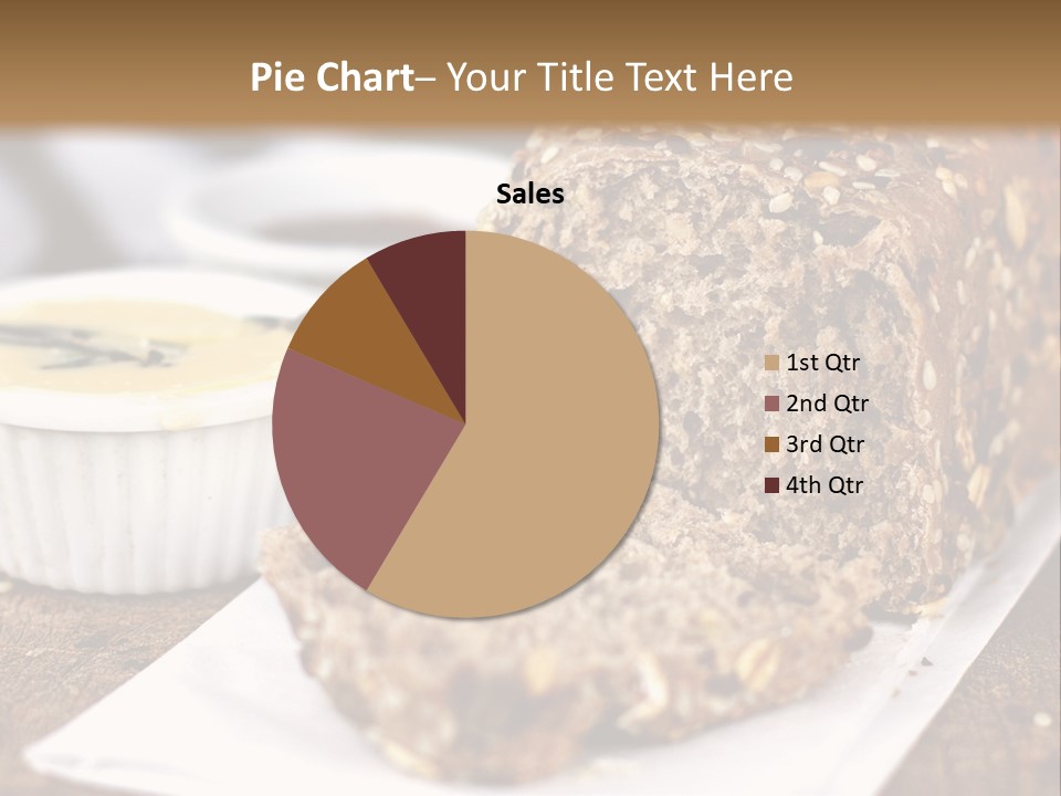 Bread Tea Slice PowerPoint Template