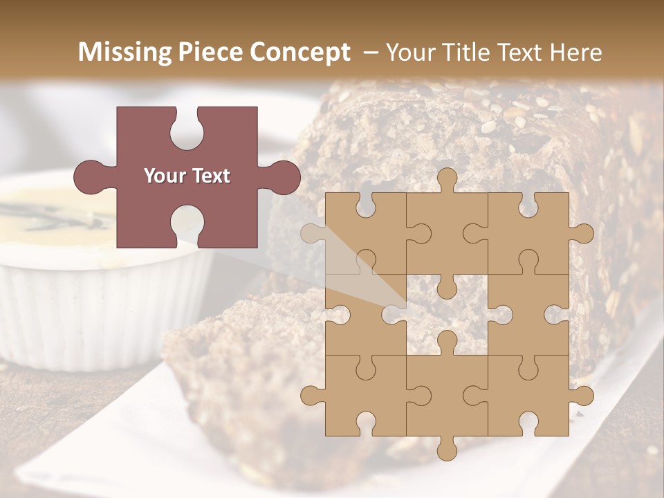 Bread Tea Slice PowerPoint Template