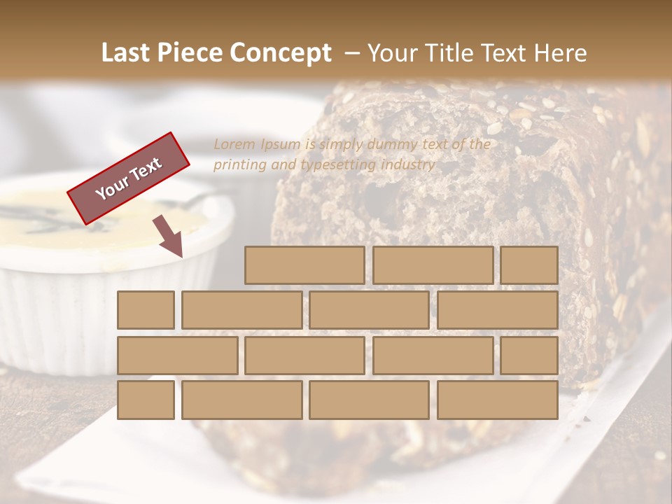 Bread Tea Slice PowerPoint Template