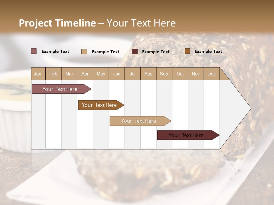 Bread Tea Slice PowerPoint Template