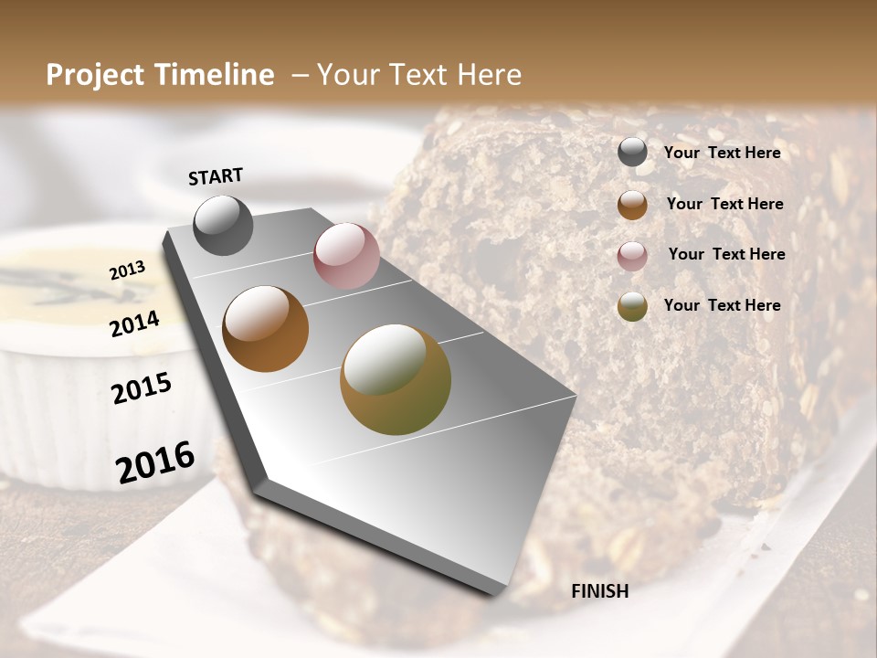 Bread Tea Slice PowerPoint Template