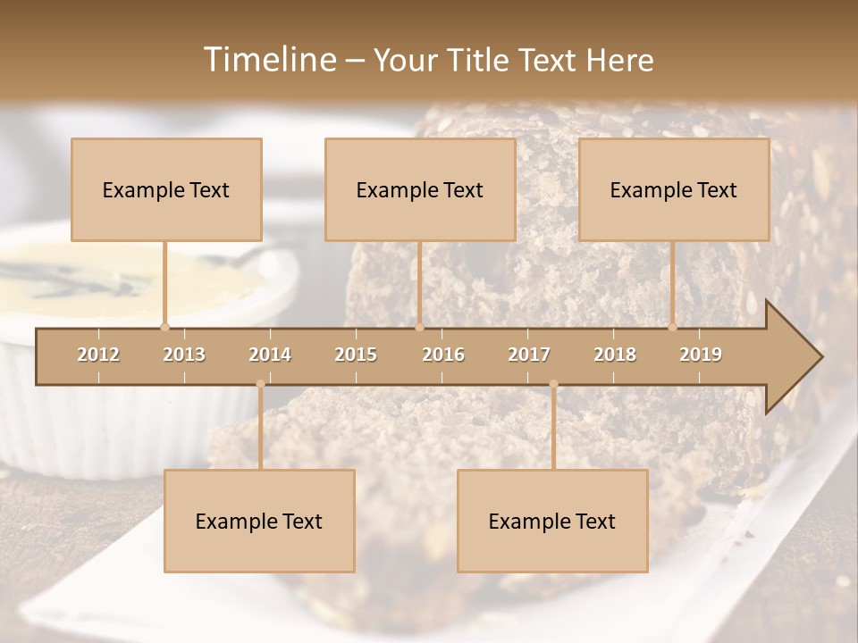 Bread Tea Slice PowerPoint Template