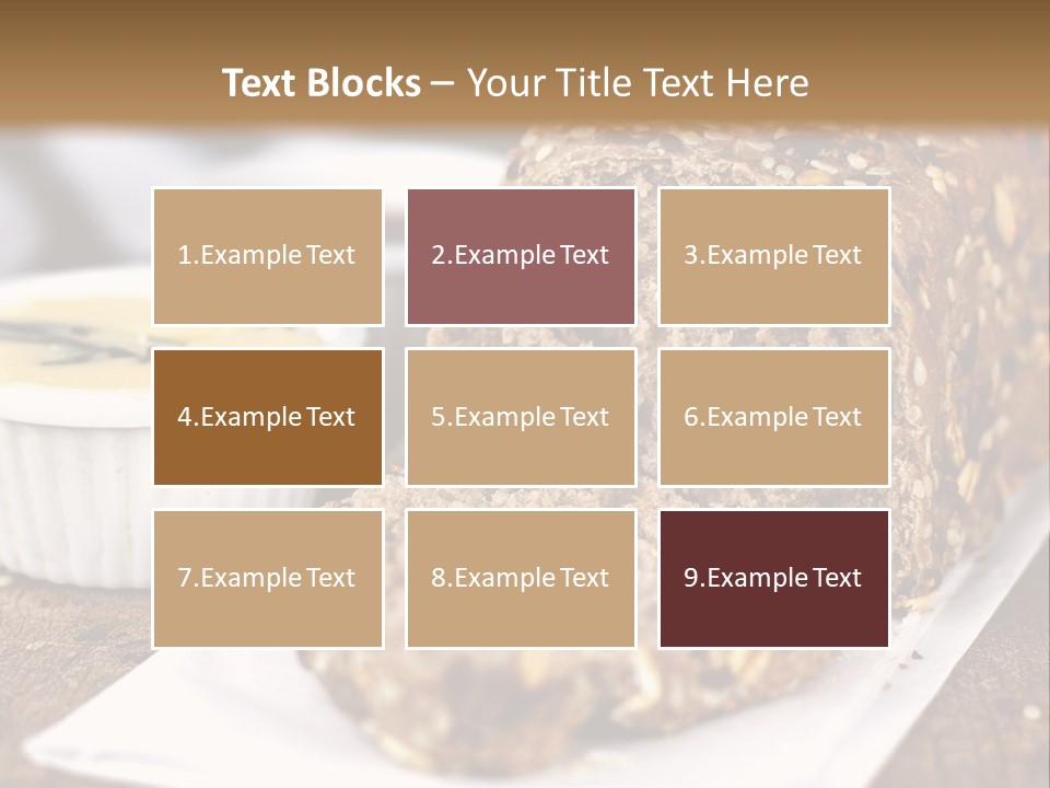Bread Tea Slice PowerPoint Template