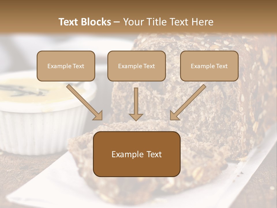 Bread Tea Slice PowerPoint Template